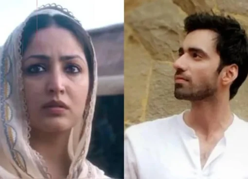 Yami Gautam looking thoughtful and Avinash Tiwary smiling at an event.