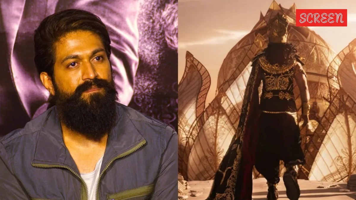 Actor Yash in a thoughtful pose, discussing the portrayal of Ravana's ten heads.