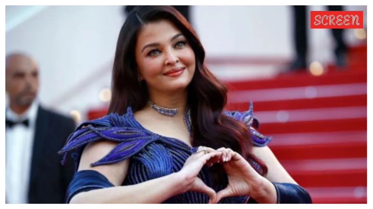 Aishwarya Rai Bachchan looking thoughtful, perhaps giving advice to young actors.