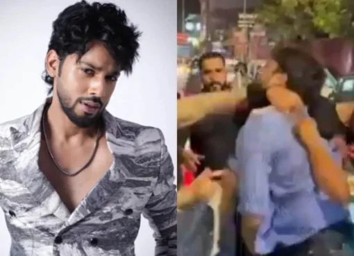 Baseer Ali seen in a heated moment at a party