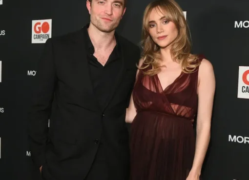Robert Pattinson and Suki Waterhouse smiling together