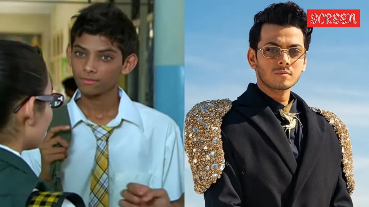 A blurry screenshot showing a young, unidentified Vishal Jethwa in a background scene from a 2011 Indian television drama.