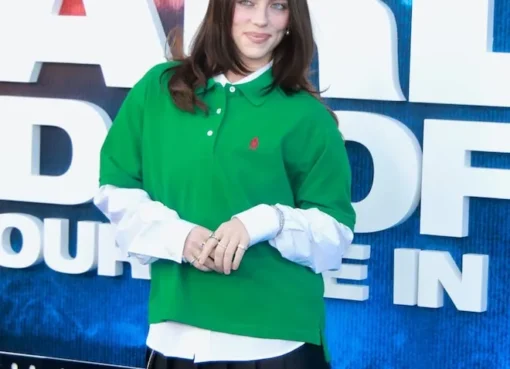Billie Eilish looking thoughtful.