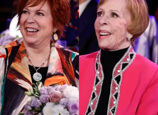 Carol Burnett and Vicki Lawrence smiling together in a close-up selfie.