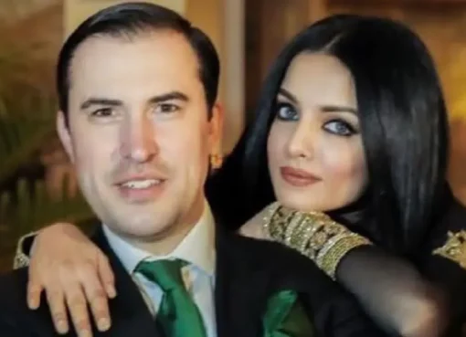 Photo of Celina Jaitly and Peter Haag.