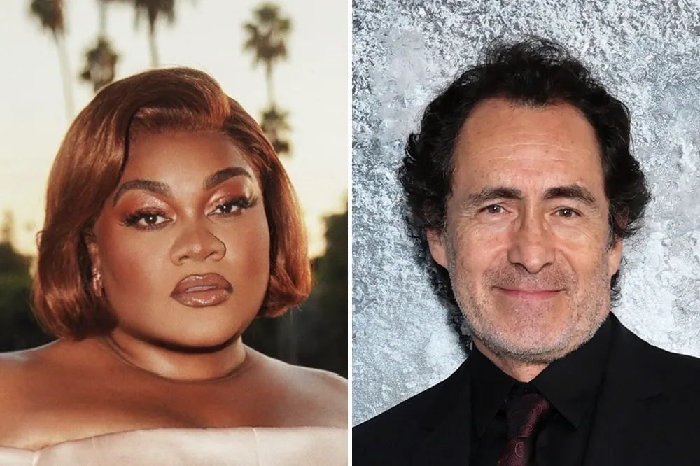 Da'Vine Joy Randolph and Demián Bichir smiling and posing for a photo at an event.