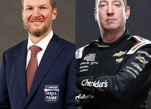 Dale Earnhardt Jr. looking somber during a recent interview about his racing career