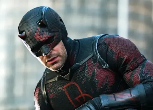 Daredevil in his iconic red suit.