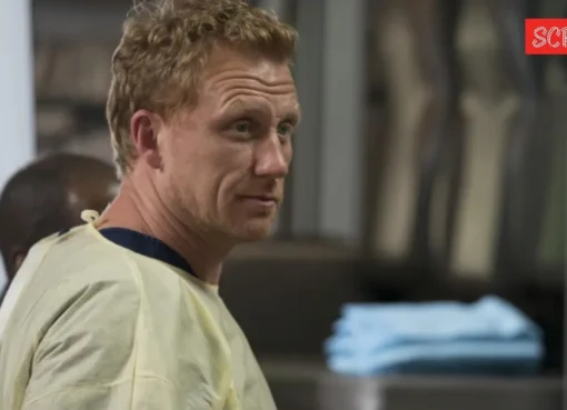 Owen Hunt looking very angry in a hospital hallway on Grey's Anatomy