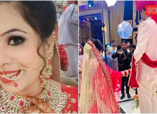Singer Dhinchak Pooja smiling during her wedding announcement