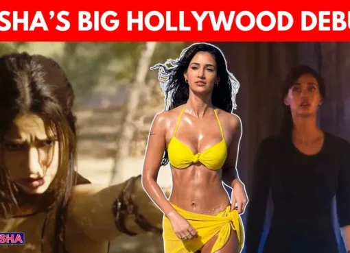 Disha Patani in an action pose from The Portal of Force trailer.