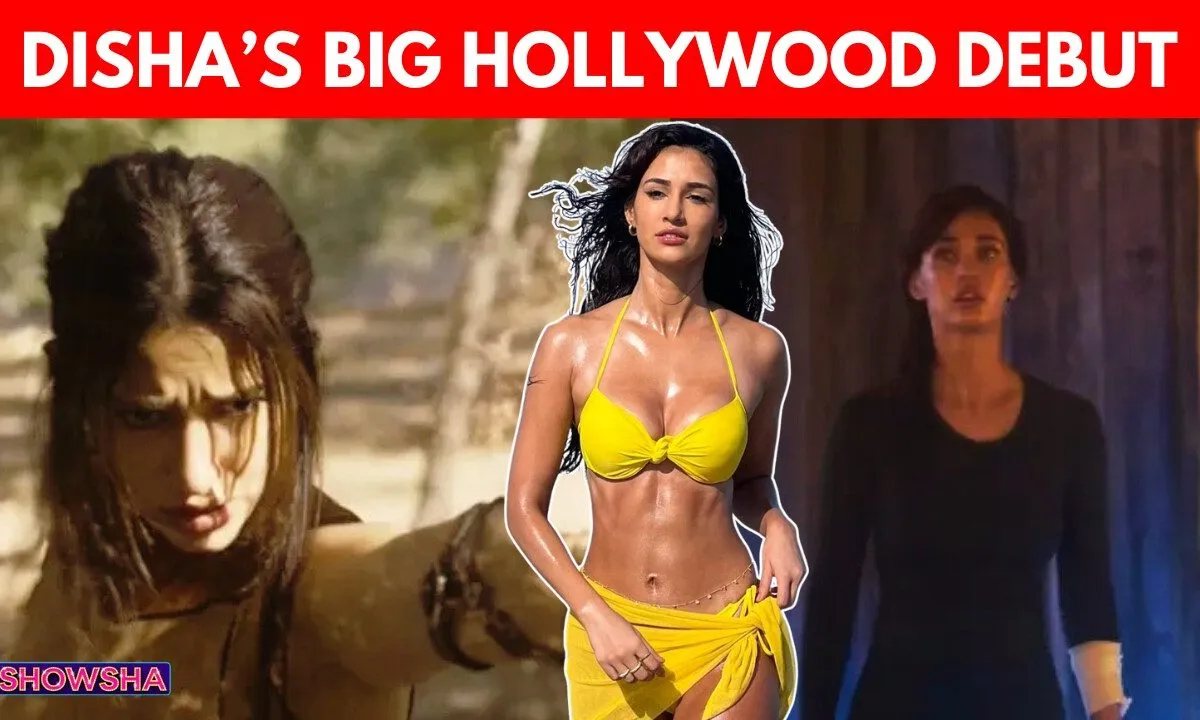 Disha Patani in an action pose from The Portal of Force trailer.