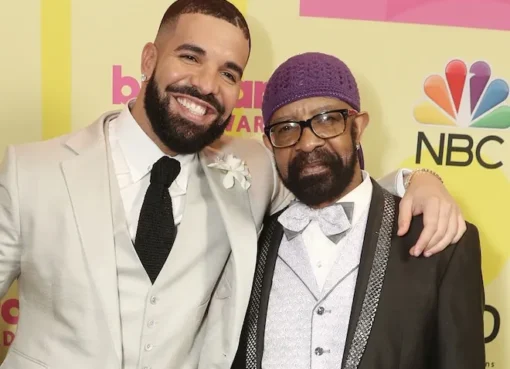 Drake and his father, Dennis Graham.