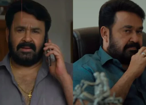 Mohanlal in Drishyam 3 trailer looking concerned.