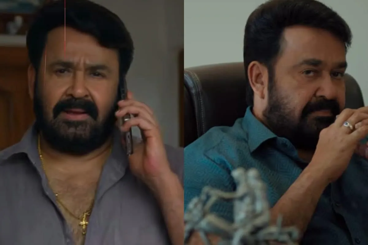 Mohanlal in Drishyam 3 trailer looking concerned.