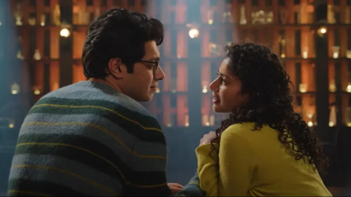 Movie poster for Ek Din featuring Junaid Khan and Sai Pallavi.