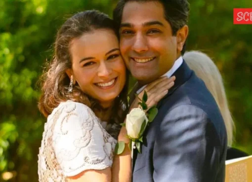Evelyn Sharma smiling with Tushaan Bhindi, from happier times.
