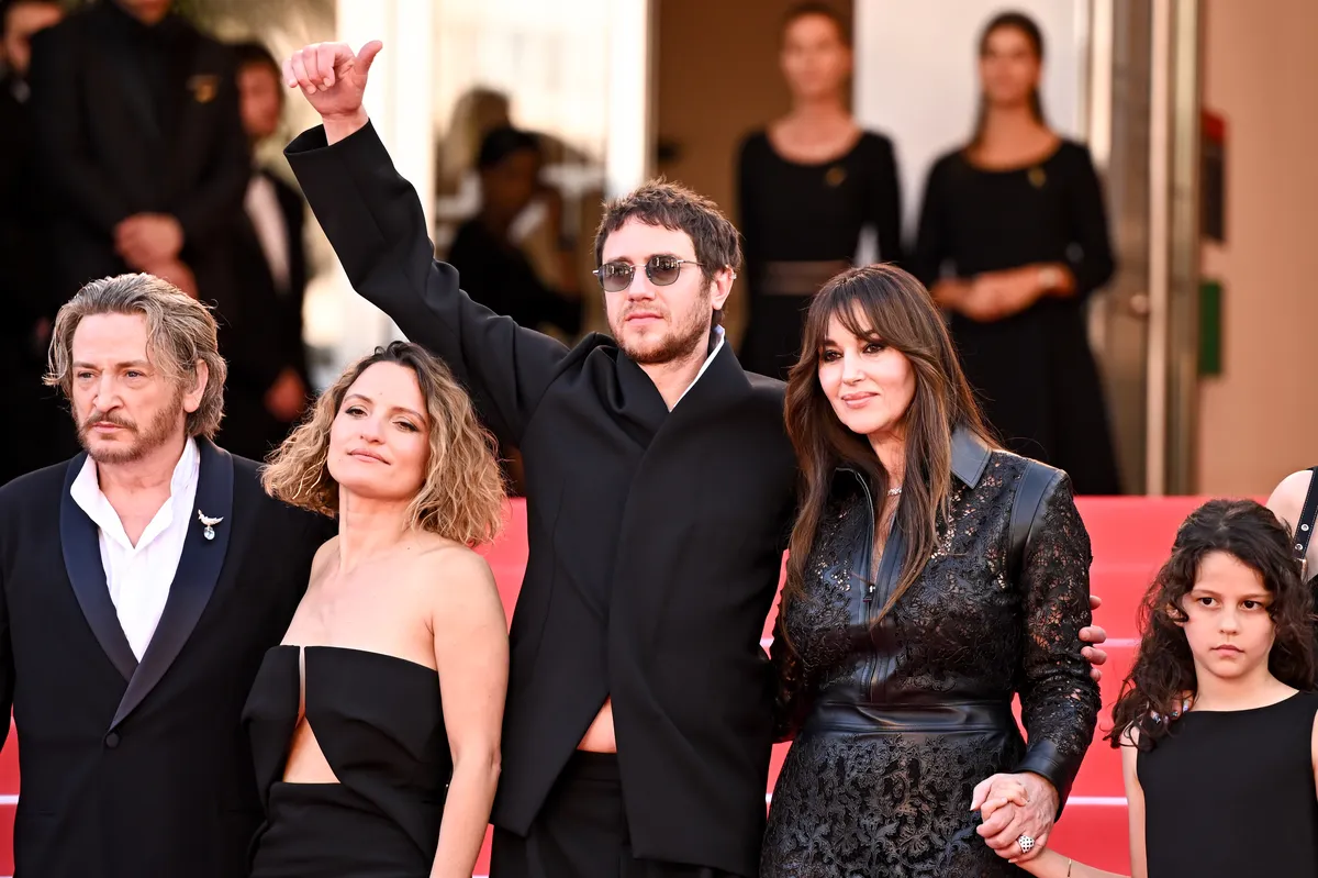 Cannes Film Festival audience cheering and applauding.