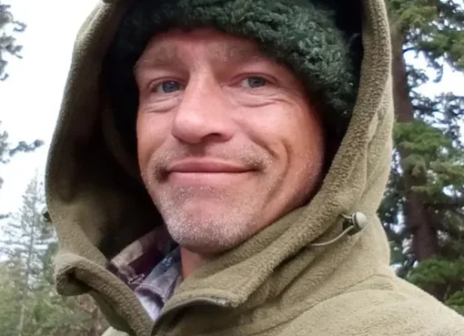 A somber portrait of Matt Brown from Alaskan Bush People.