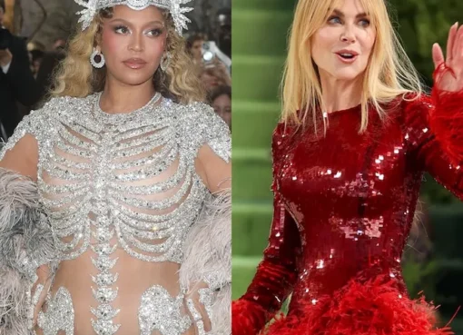 Beyoncé and Nicole Kidman looking stylish at a major fashion event