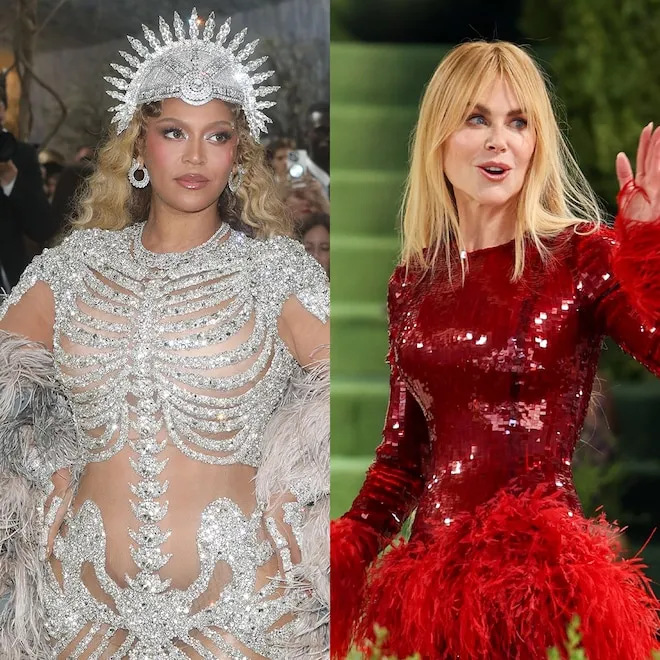 Beyoncé and Nicole Kidman looking stylish at a major fashion event