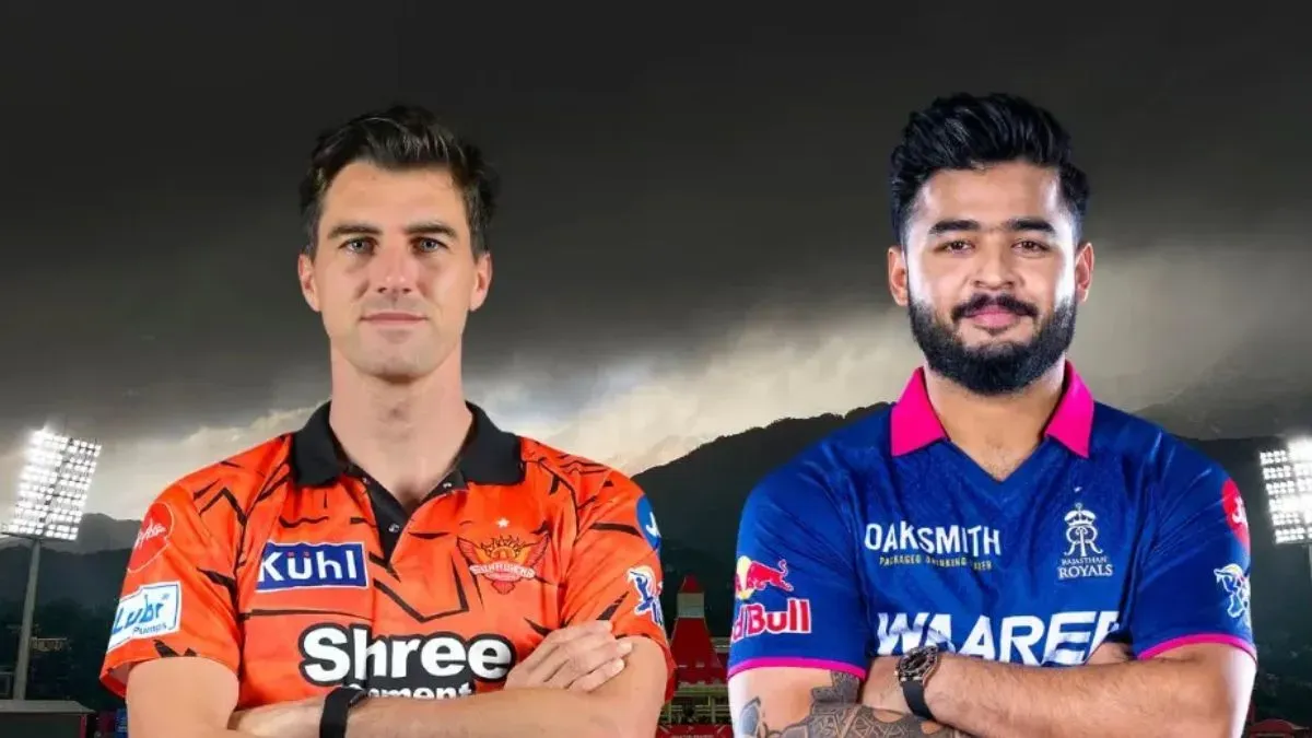 Cricket players in action during an IPL match.