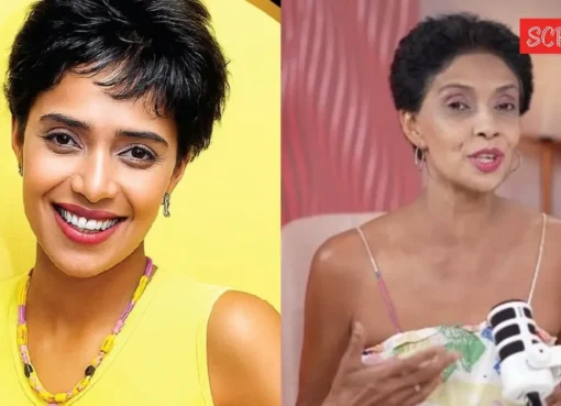 Ruby Bhatia smiling peacefully, representing her spiritual journey away from the spotlight.