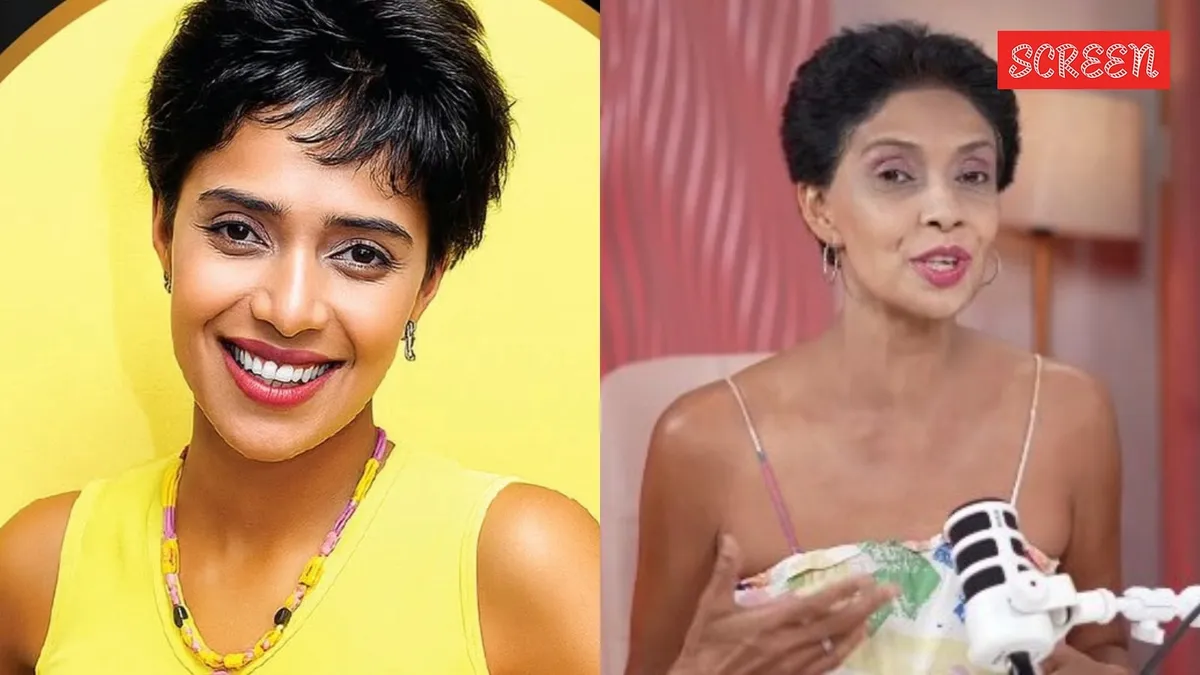 Ruby Bhatia smiling peacefully, representing her spiritual journey away from the spotlight.