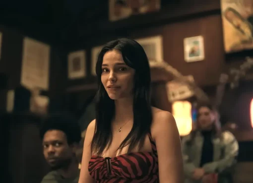 Inde Navarrette looking intense in a scene from 'Obsession'.