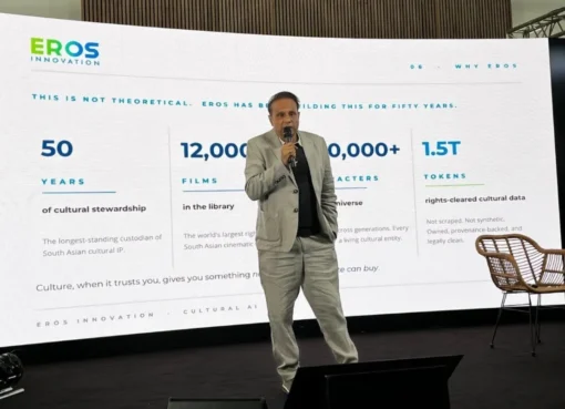 Kishore Lulla discussing the future of Indian AI and culture.