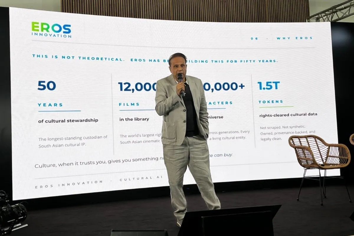 Kishore Lulla discussing the future of Indian AI and culture.