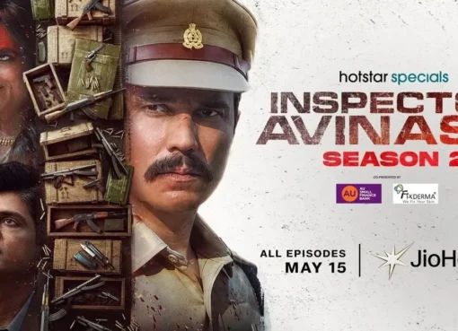 Randeep Hooda in uniform as Inspector Avinash, looking intense and focused.