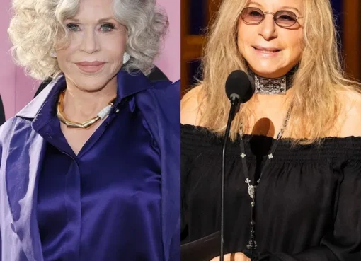 Jane Fonda and Barbra Streisand smiling.