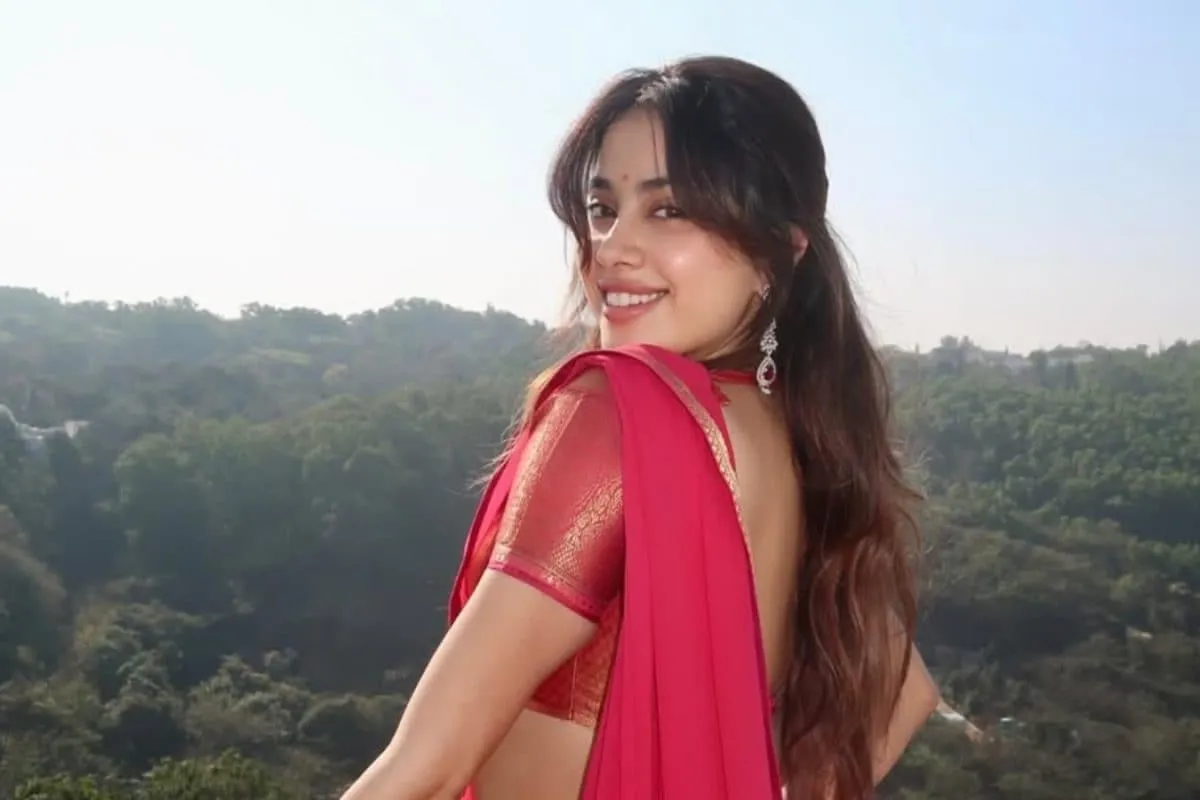 Janhvi Kapoor looking thoughtful during a podcast interview