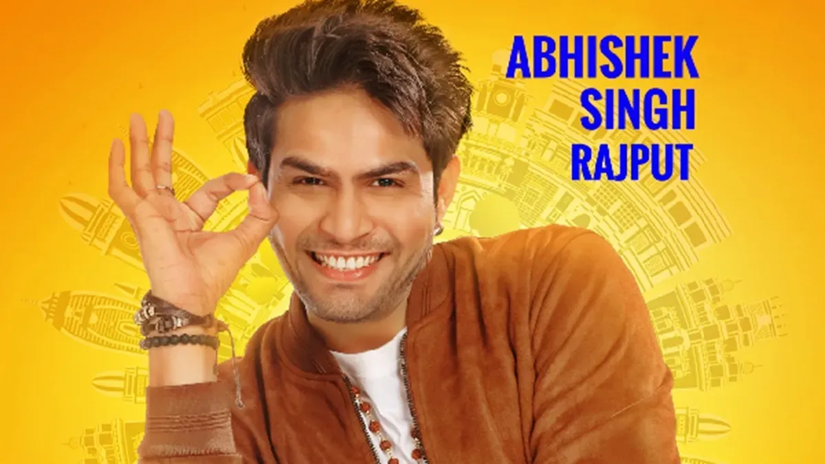 Abhishek Singh Rajput smiling, ready for his role in Jeena Dil Se.