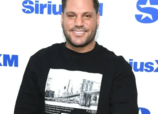Ronnie Ortiz-Magro from Jersey Shore in a serious, reflective moment.