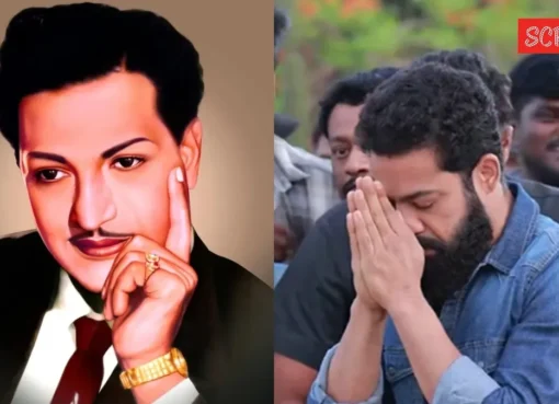 A photo of Jr NTR at NTR Ghat.