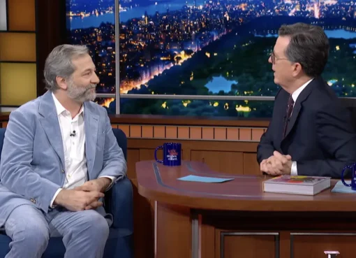 Judd Apatow speaking at an event.