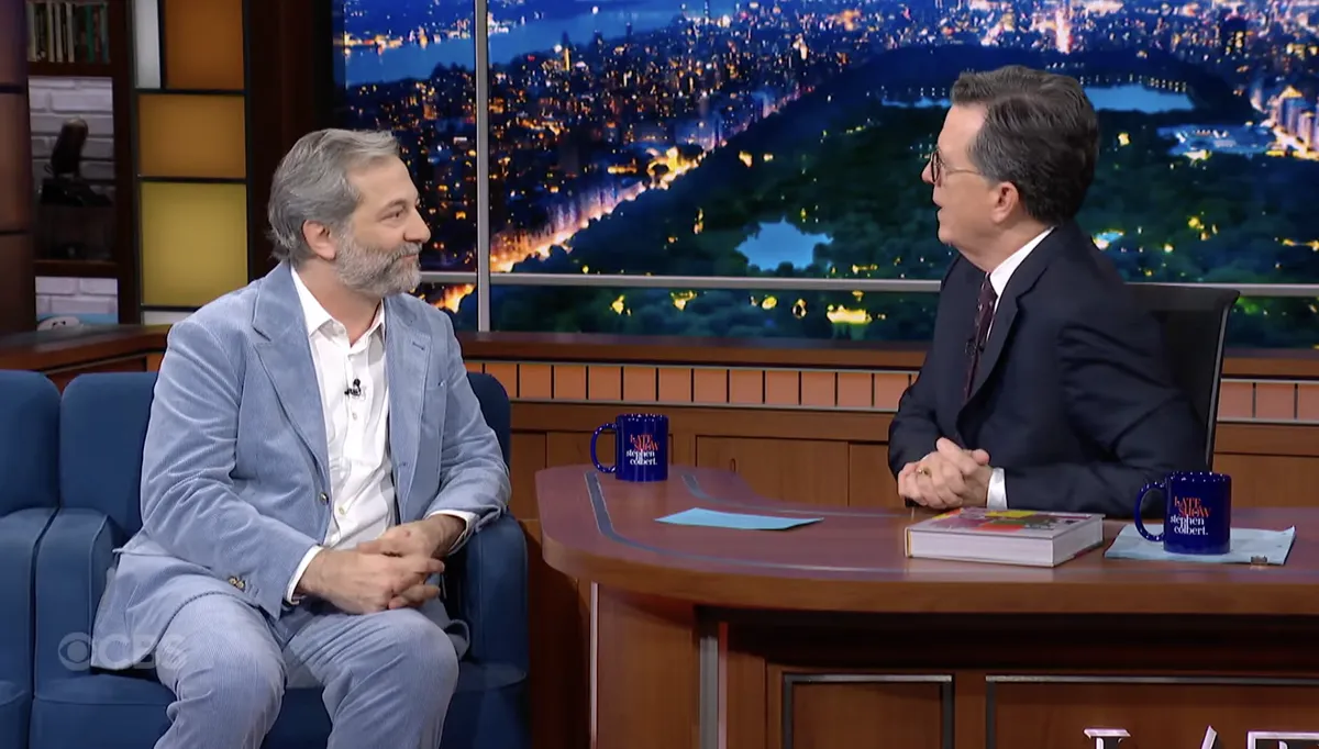 Judd Apatow speaking at an event.