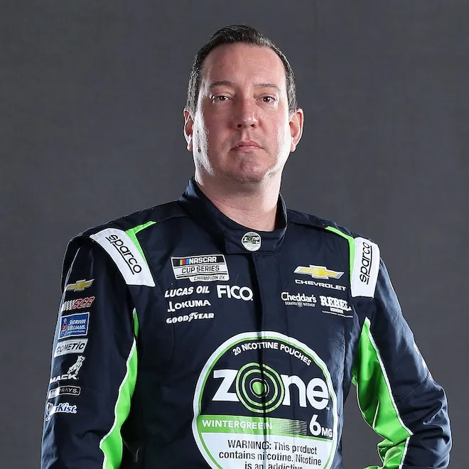 Photo of Kyle Busch with his family.