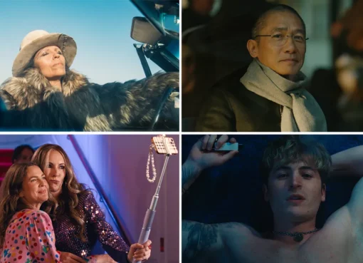 A collage of movie posters for Linda Perry, Tony Leung, and other indie films.