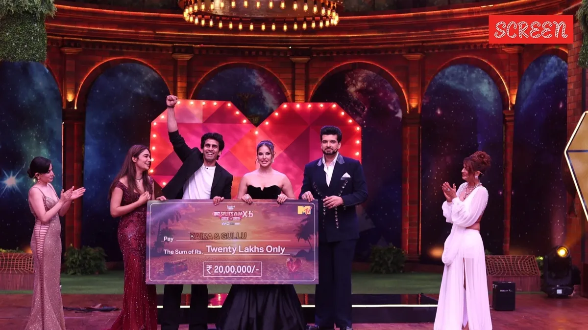 Gullu and Kaira celebrating their win on MTV Splitsvilla X6.
