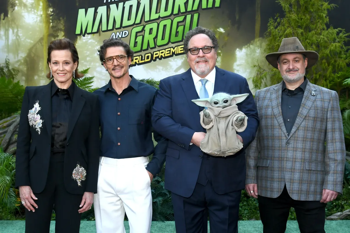 The Mandalorian and Grogu character duo