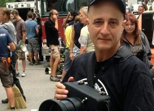 Photo of set photographer Matt Dinerstein.