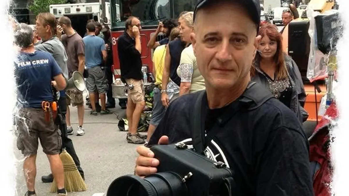 Photo of set photographer Matt Dinerstein.