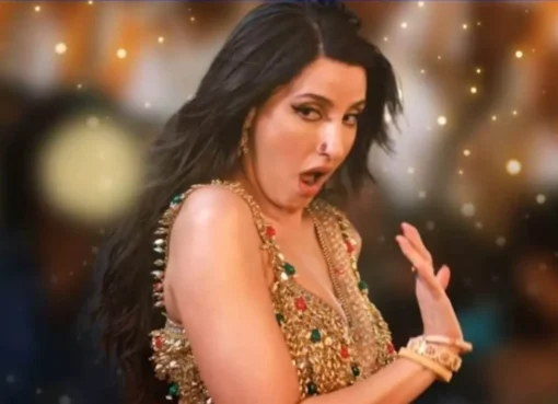 Nora Fatehi performing a dance.