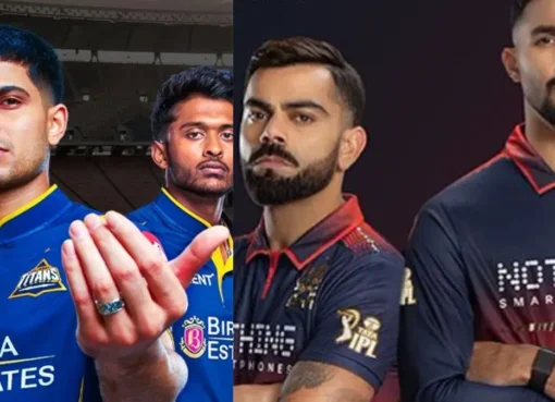 Royal Challengers Bengaluru players celebrating their IPL 2026 victory on the field with fans cheering.