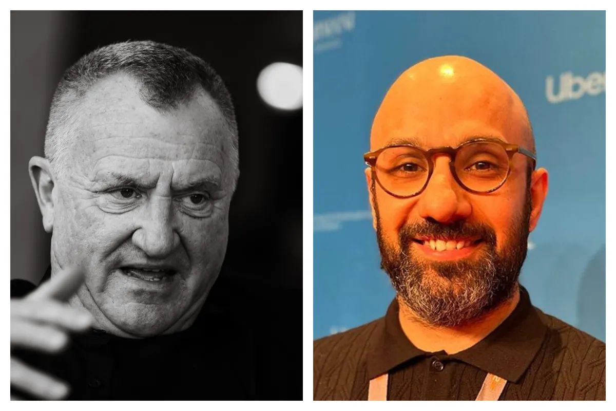 Two film producers, Mike Downey and Emir Külal Haznevi, launching their new company.