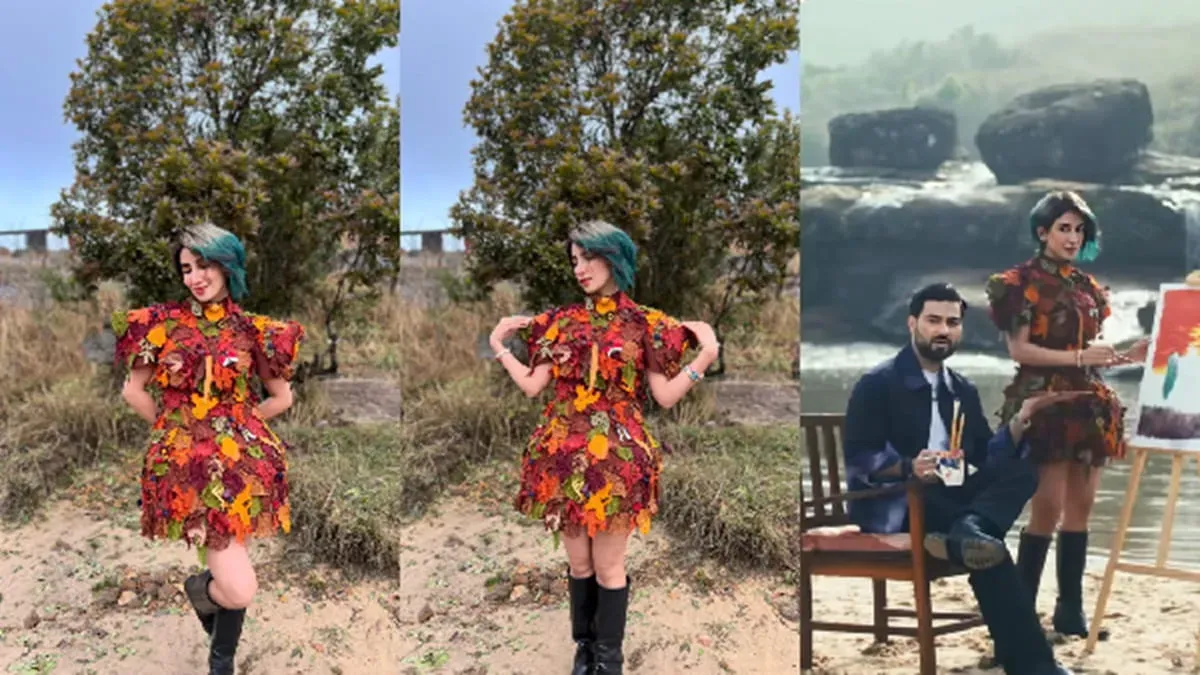 Parul Gulati and Bismil looking intense in the 'Manva Mera' music video.