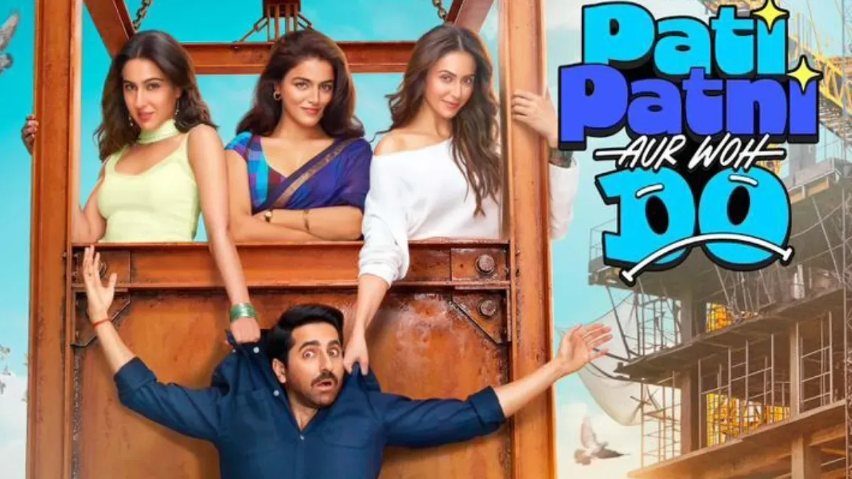 Movie poster for Pati Patni Aur Woh Do